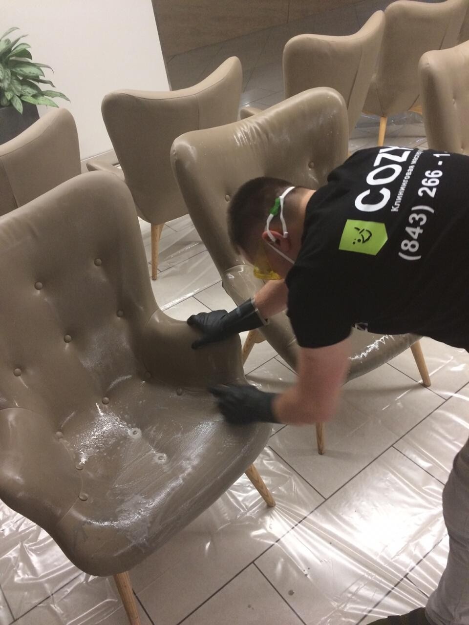 Работа клининговой компании COZY